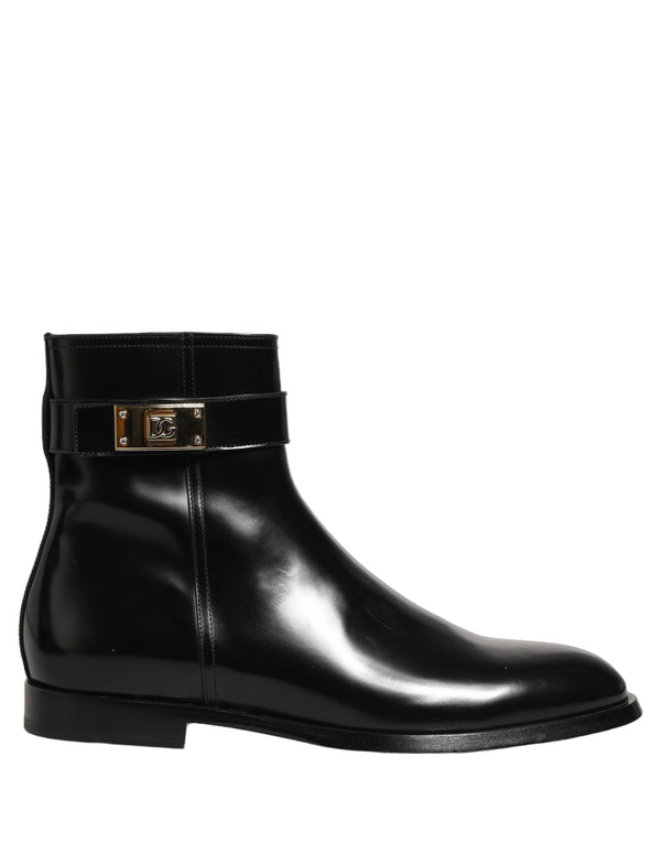 Dolce & Gabbana Leather boot in black