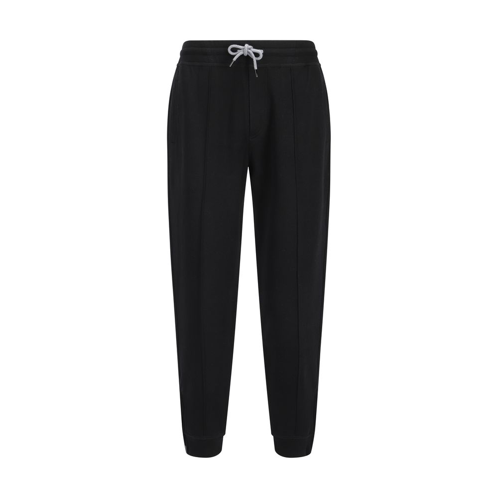Brunello Cucinelli 64% Cotton joggers in black