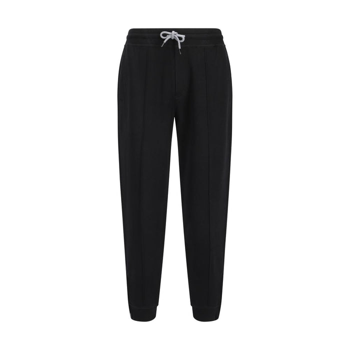 Brunello Cucinelli 64% Cotton joggers in black