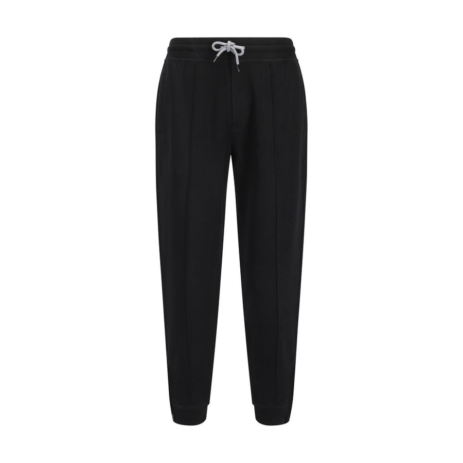 Brunello Cucinelli 64% Cotton joggers in black