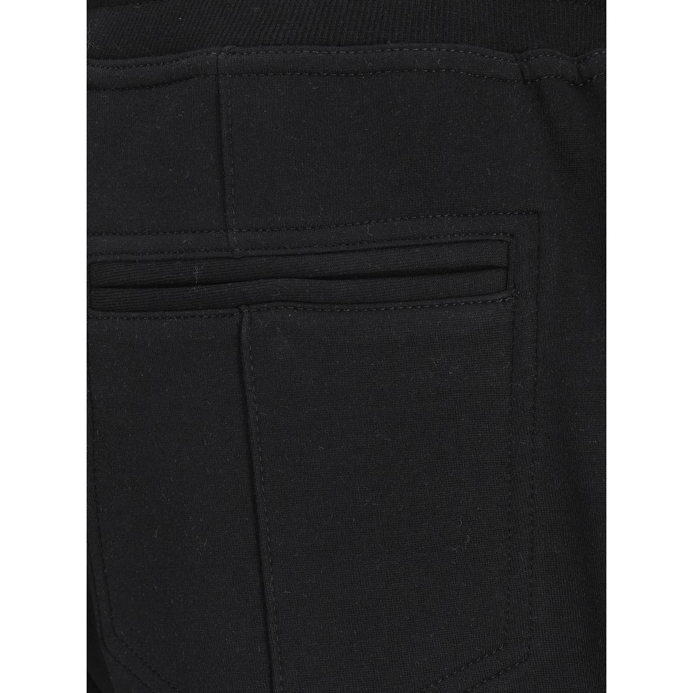 Brunello Cucinelli 64% Cotton joggers in black — view 3