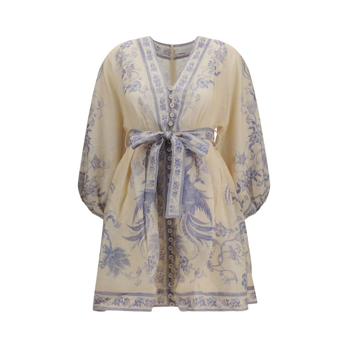 Zimmermann 100% Linen tunic dress in beige