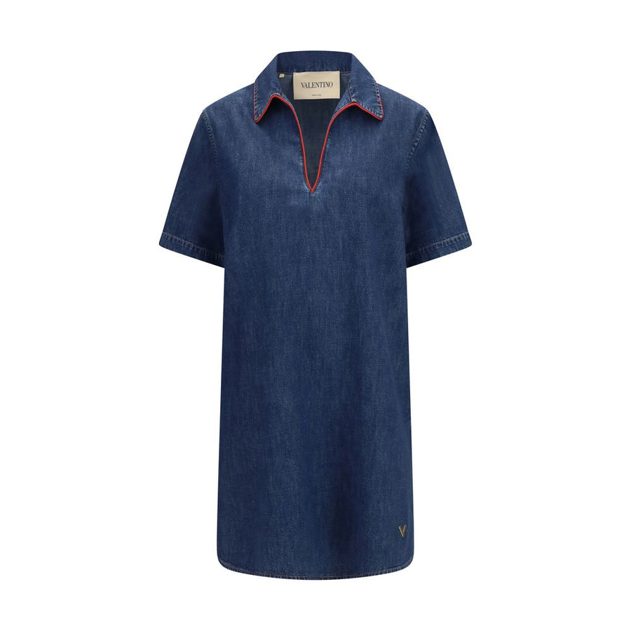 Valentino 100% Cotton tunic in blue