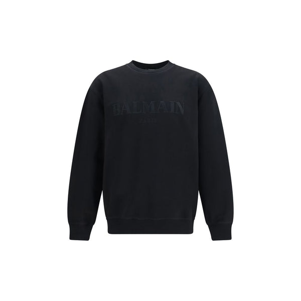 Balmain 100% Cotton sweatshirt in black