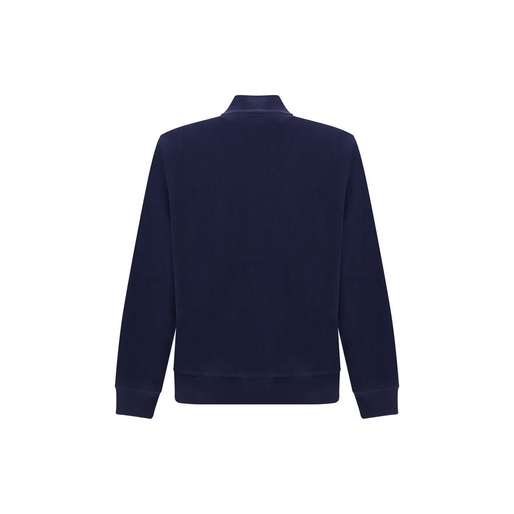 Brunello Cucinelli 100% Cotton sweatshirt in navy — view 2