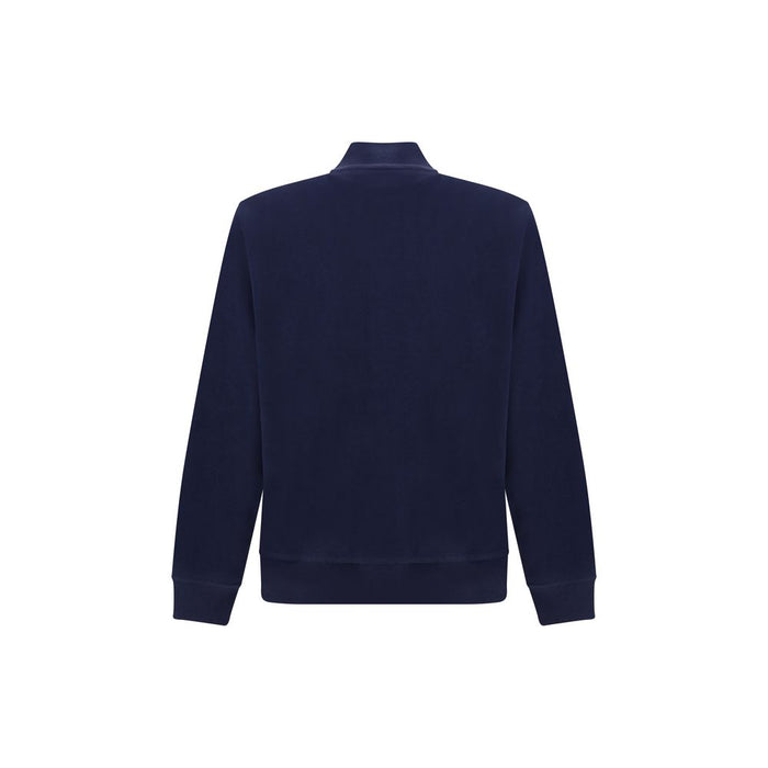 Brunello Cucinelli 100% Cotton sweatshirt in navy — view 2