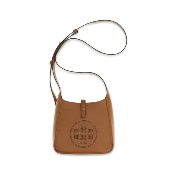 Tory Burch 100% Calf Leather Bos Taurus crossbody bag in brown