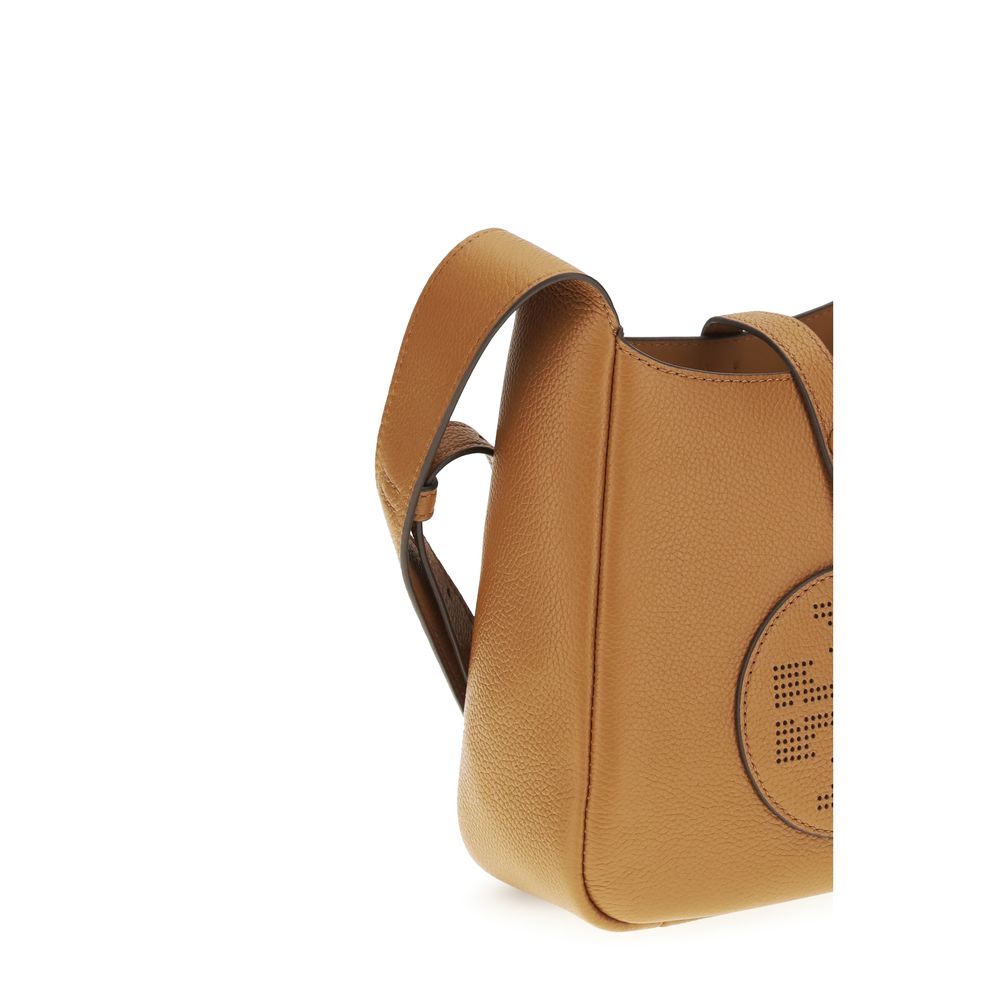 Tory Burch 100% Calf Leather Bos Taurus crossbody bag in brown — view 3