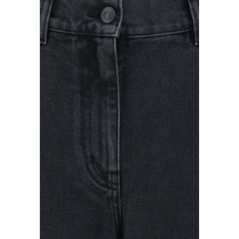 The Row 100% Cotton jeans in black — view 3
