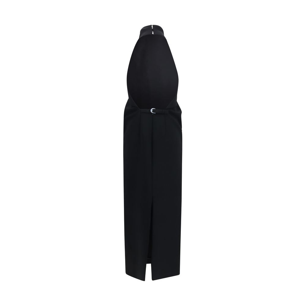 Khaite 100% Polyester dress in black — view 2