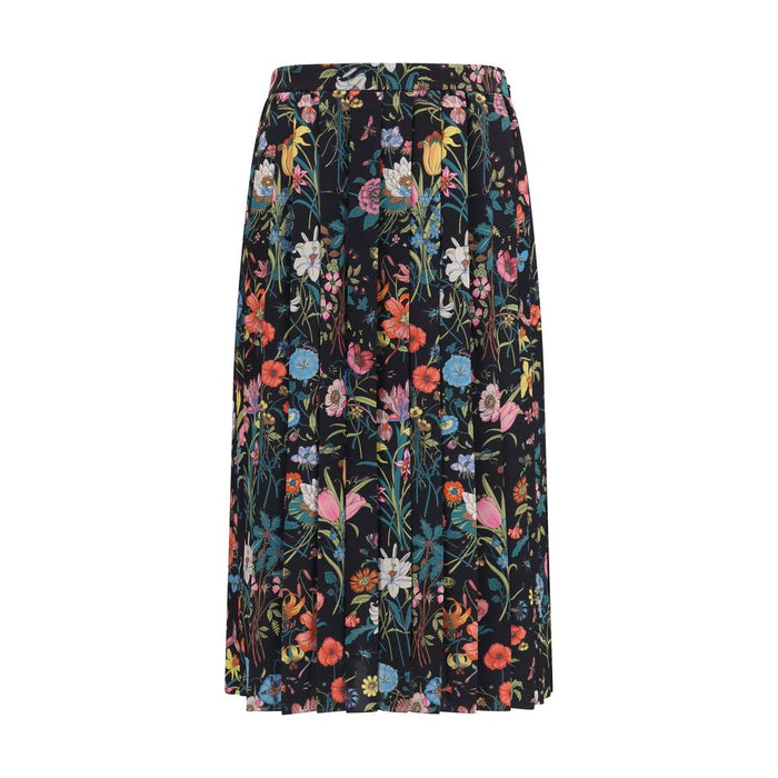 Gucci 100% Silk skirt in black