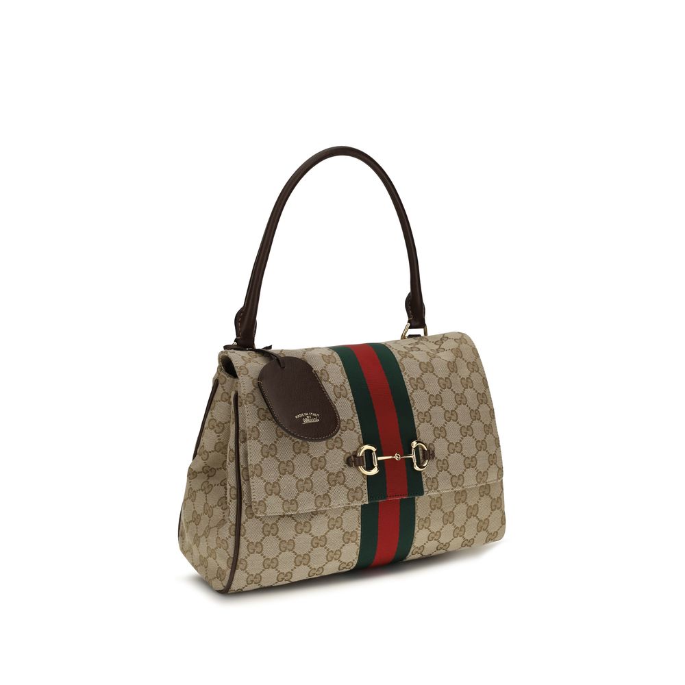 Beige Polyester Handbag Bag