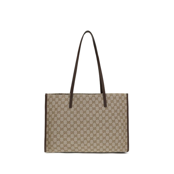 Gucci 52% Polyester tote bag in beige