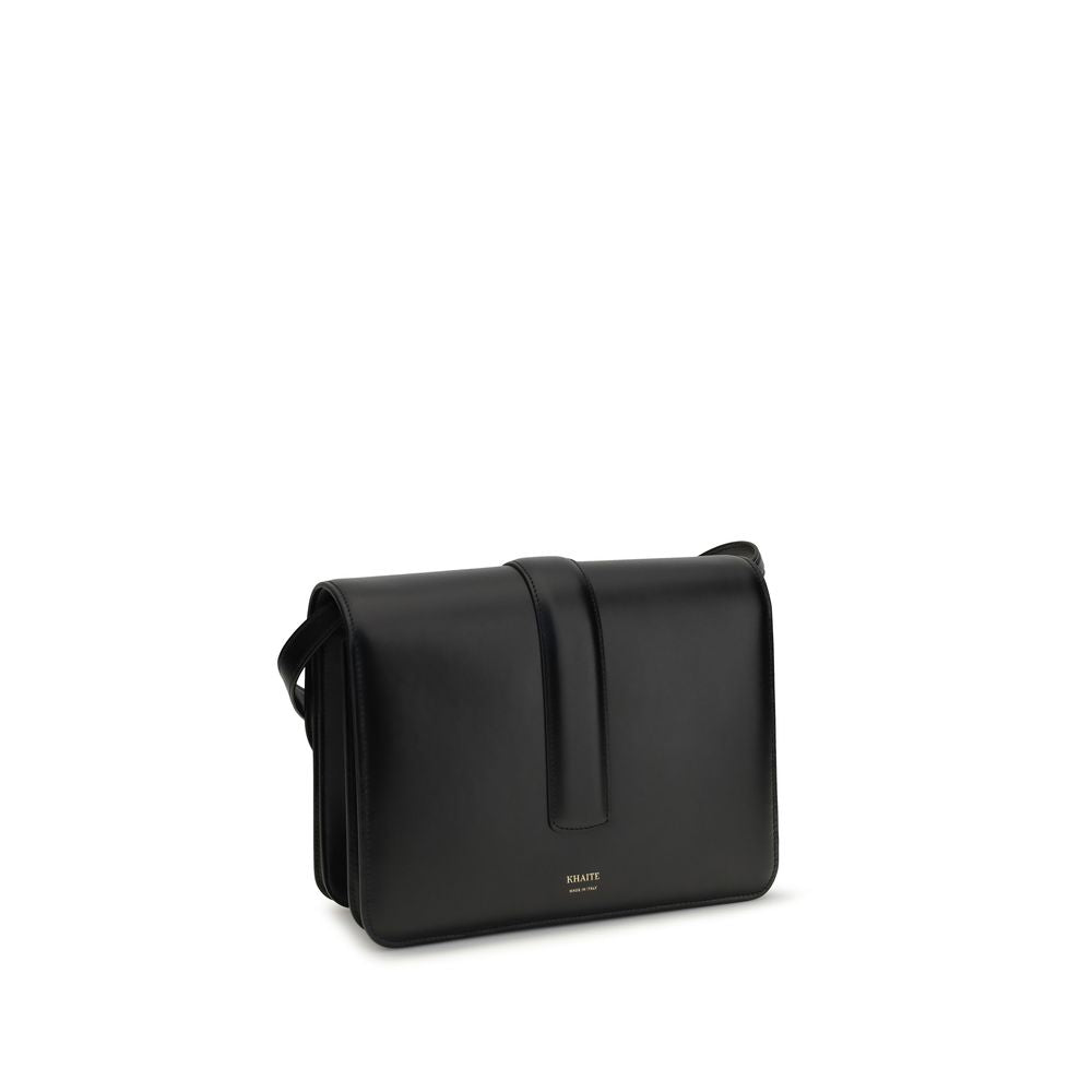 Khaite 100% Calf Leather Bos Taurus shoulder bag in black — view 3