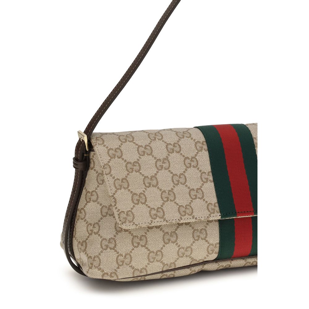 Beige Cotton Handbag Bag