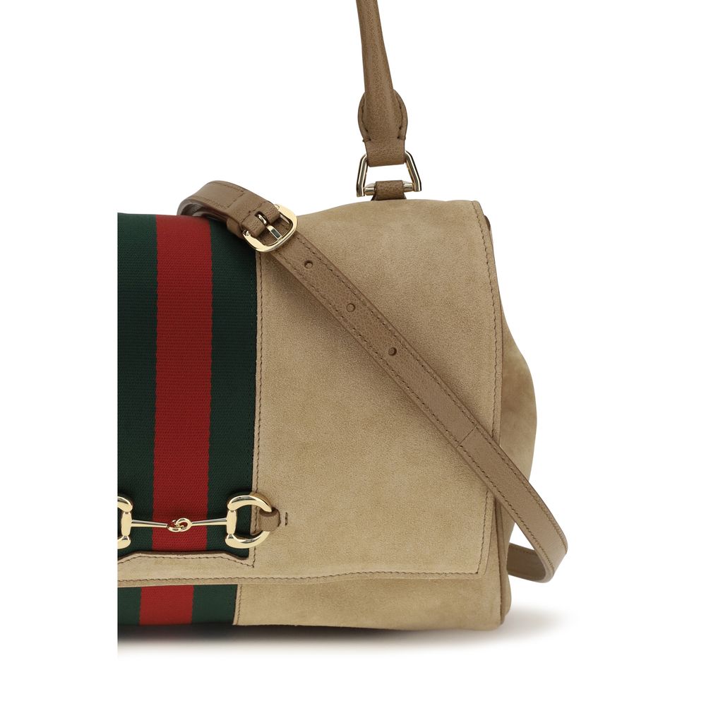 Beige Calf Leather Bos Taurus Handbag Bag