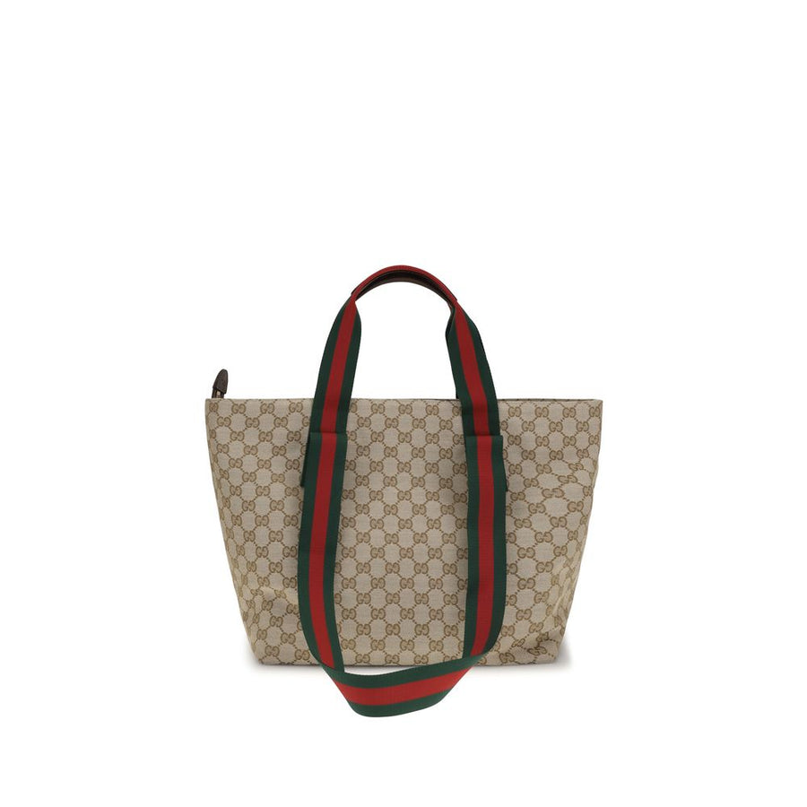 Gucci 52% Polyester tote bag in beige
