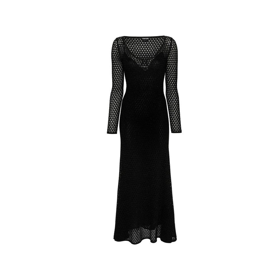 Tom Ford 15% Metal Fibre dress in black