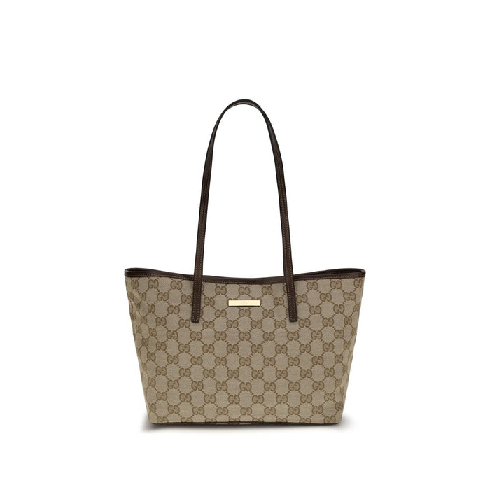 Beige Polyester Shoulder Bag
