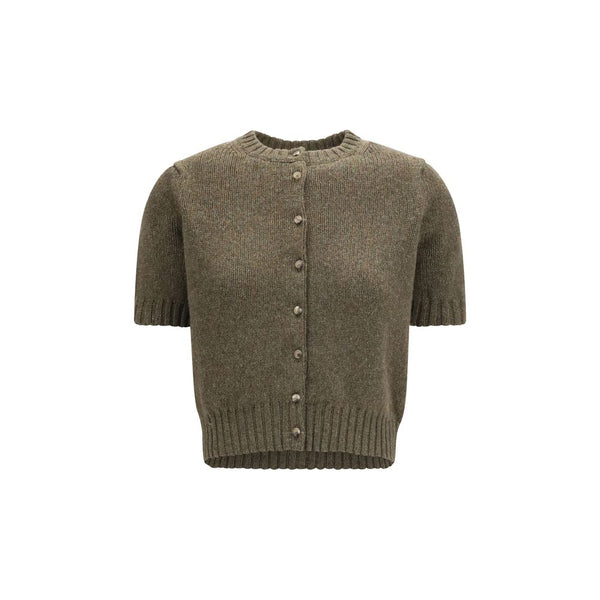 Khaite 100% Cashmere (Kashmir/capra Hircus) cardigan in gray