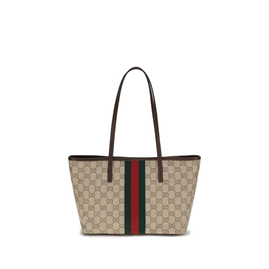 Gucci 45% Cotton tote bag in beige