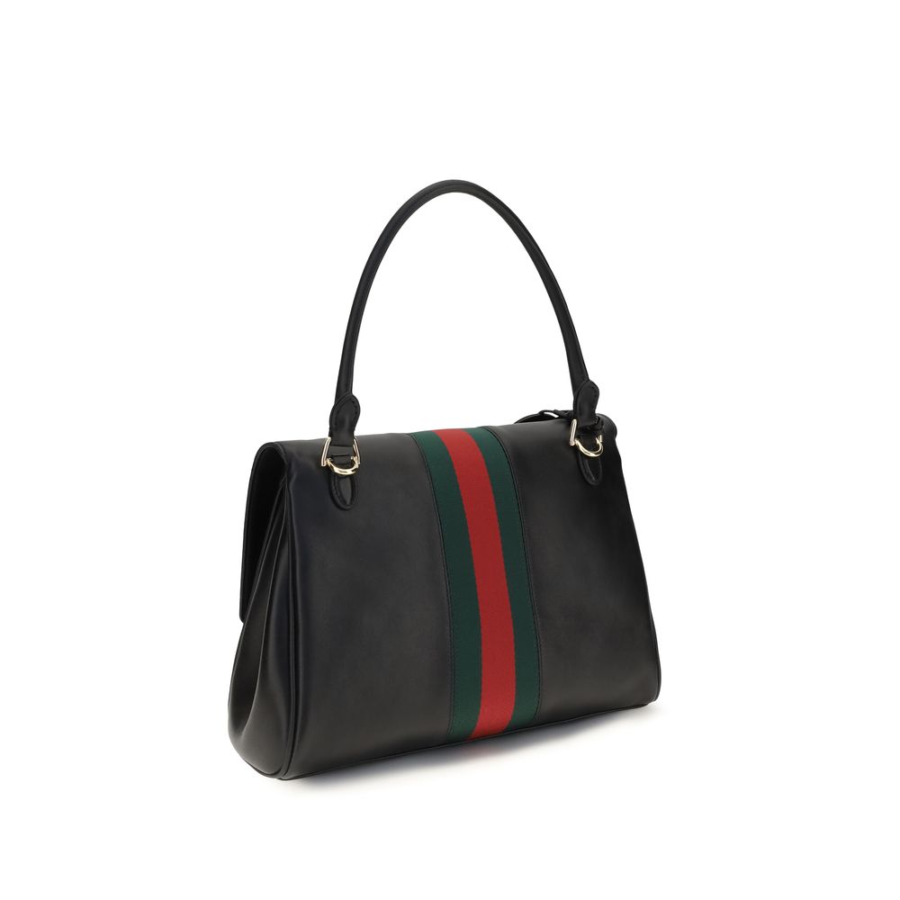 Black Calf Leather Bos Taurus Handbag Bag