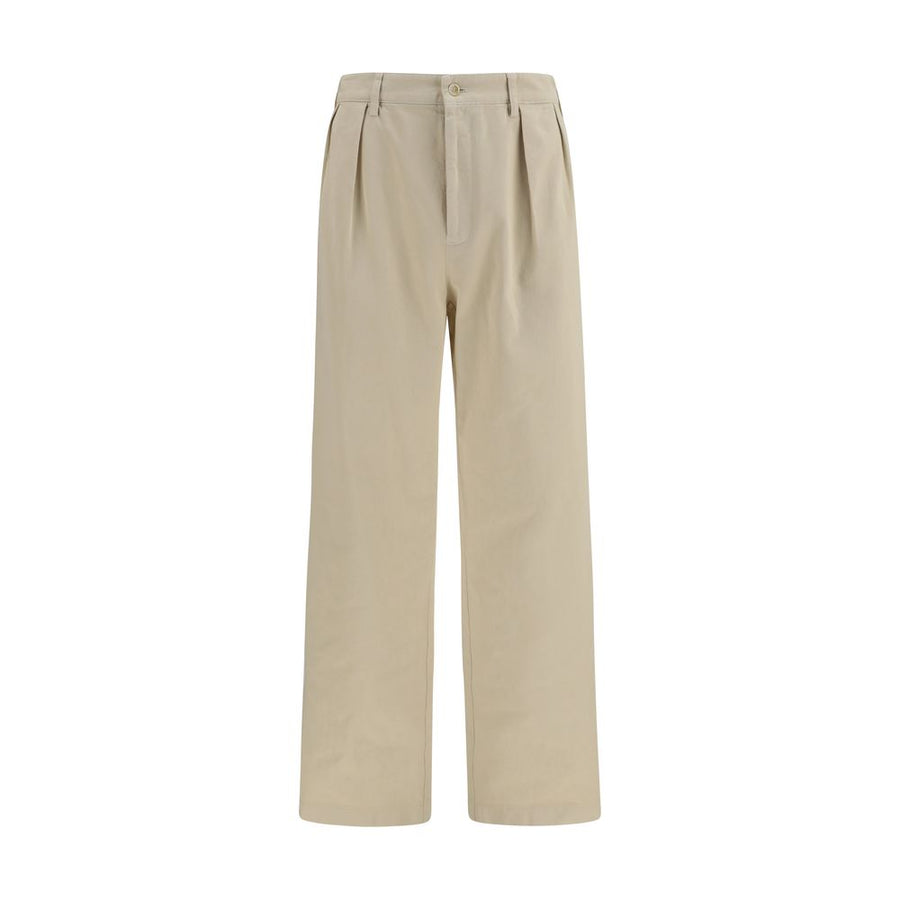 Prada 100% Cotton trousers in beige