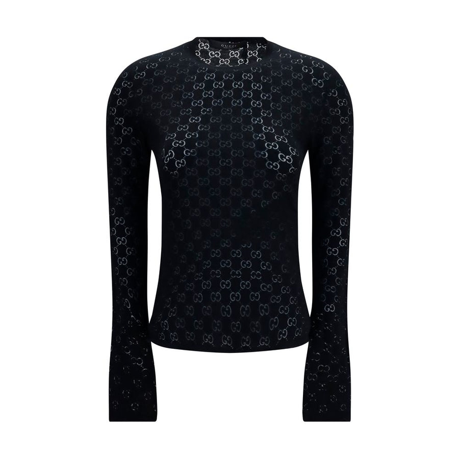 Gucci 66% Cotton 34% Polyester t-shirt in black