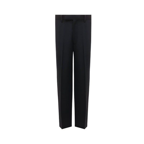 Prada 75% Wool trousers in black