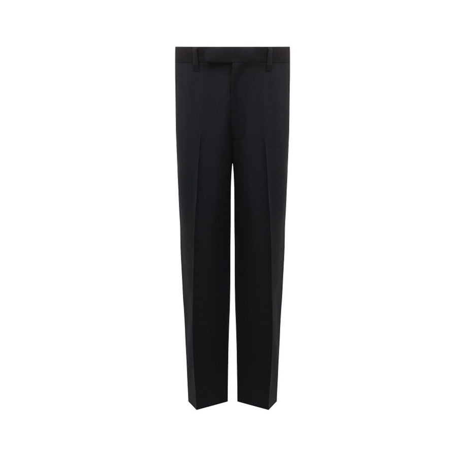 Prada 75% Wool trousers in black