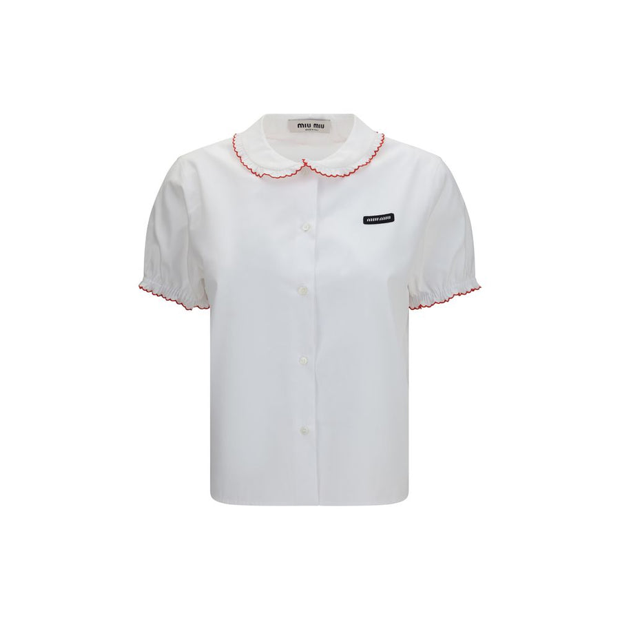Miu Miu 100% Cotton blouse in white