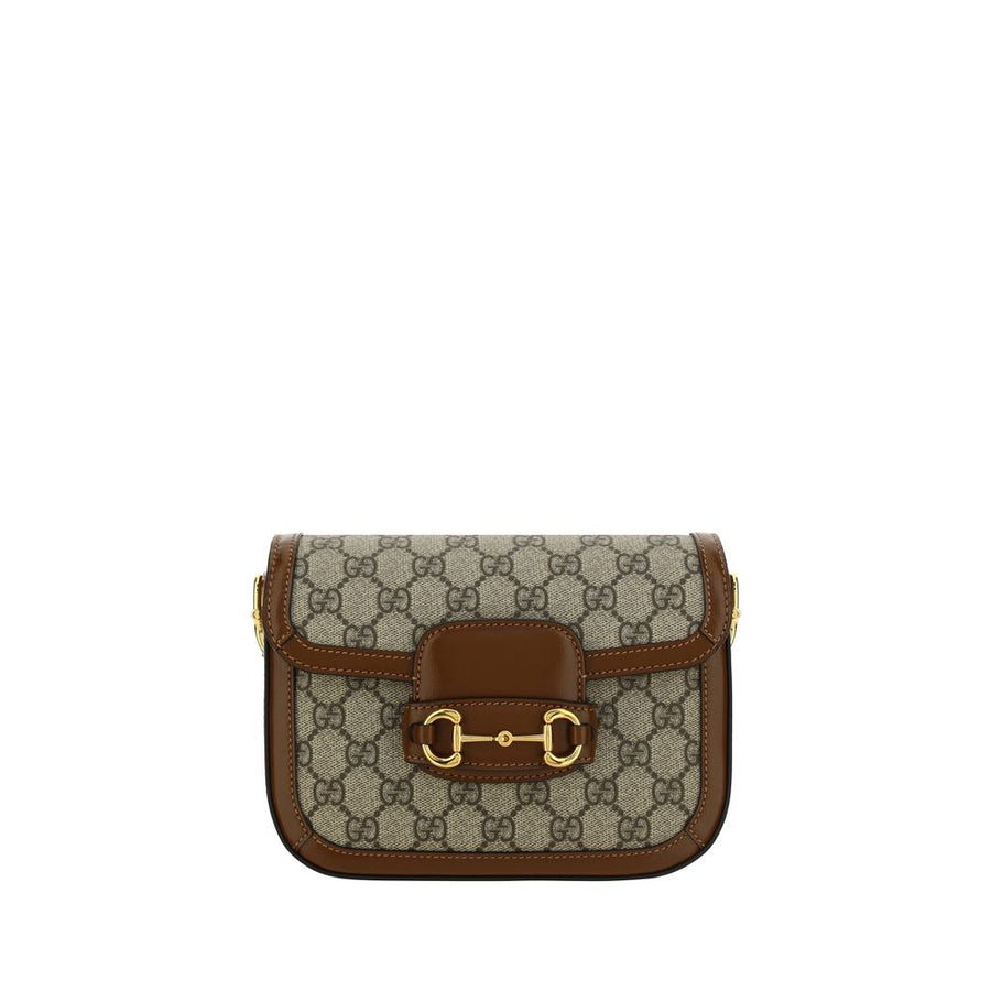 Gucci 60% Polyurethane shoulder bag in brown
