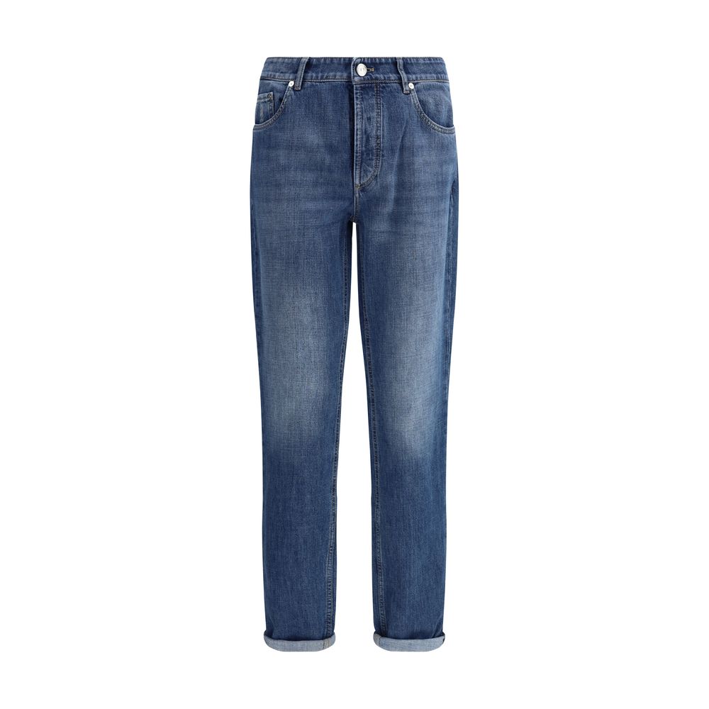 Brunello Cucinelli 100% Cotton jeans in blue