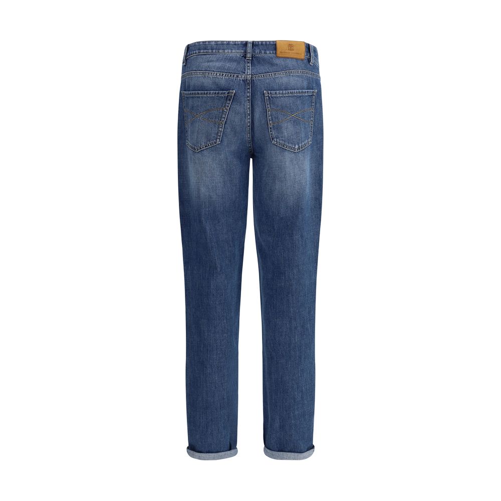 Brunello Cucinelli 100% Cotton jeans in blue — view 2
