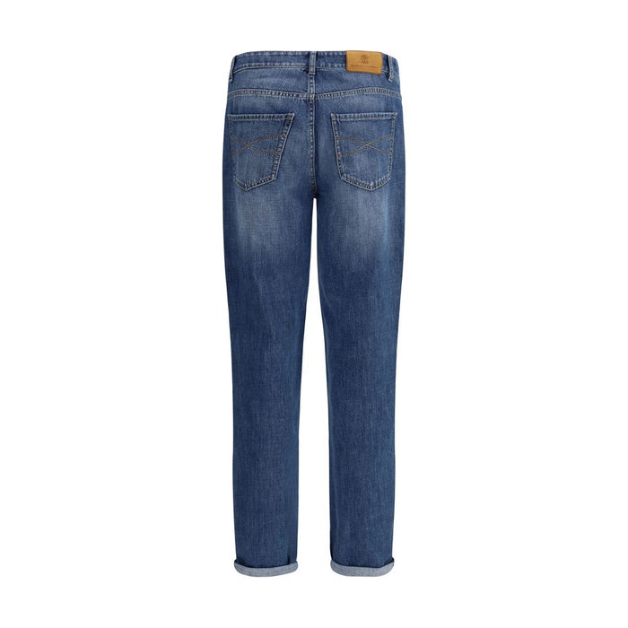 Brunello Cucinelli 100% Cotton jeans in blue — view 2