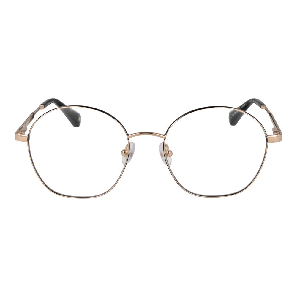 Beige Stainless Steel Glasses (frames) Accessory