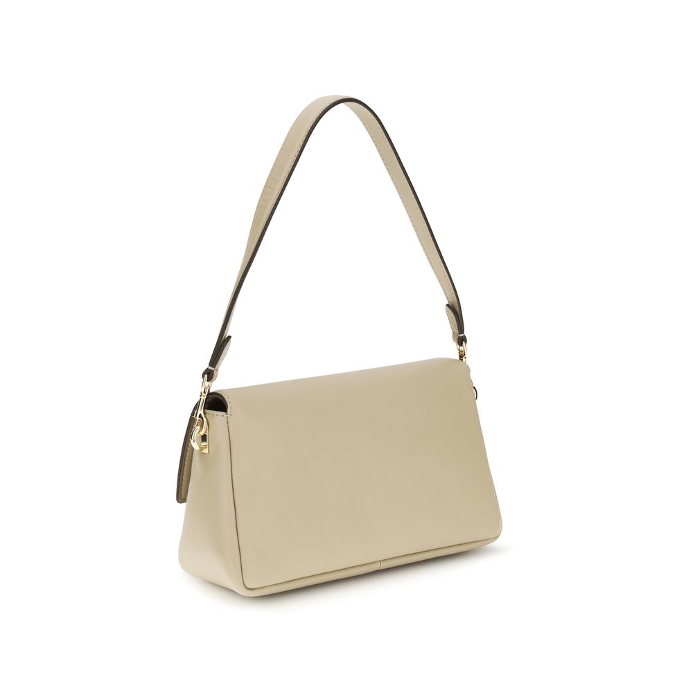 Tory Burch 100% Calf Leather Bos Taurus shoulder bag in beige — view 3