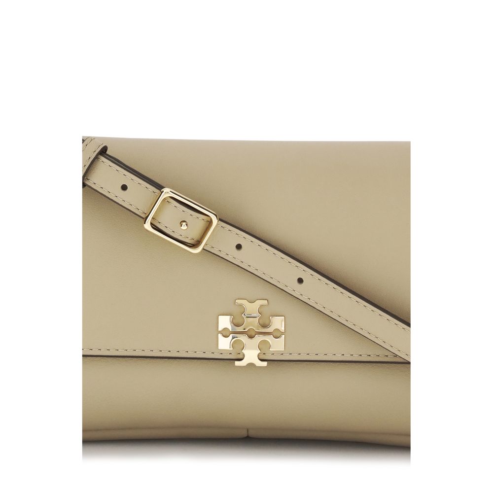 Tory Burch 100% Calf Leather Bos Taurus shoulder bag in beige — view 4