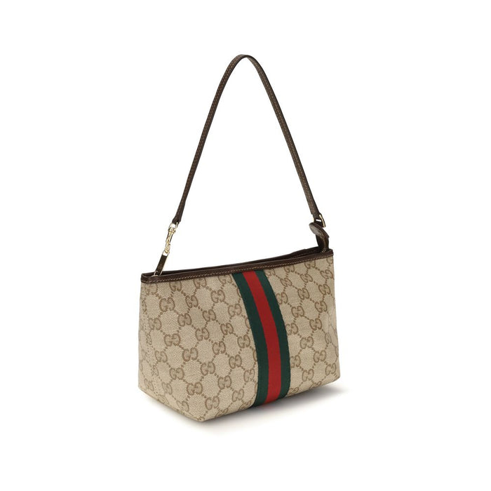 Beige Cotton Handbag Bag