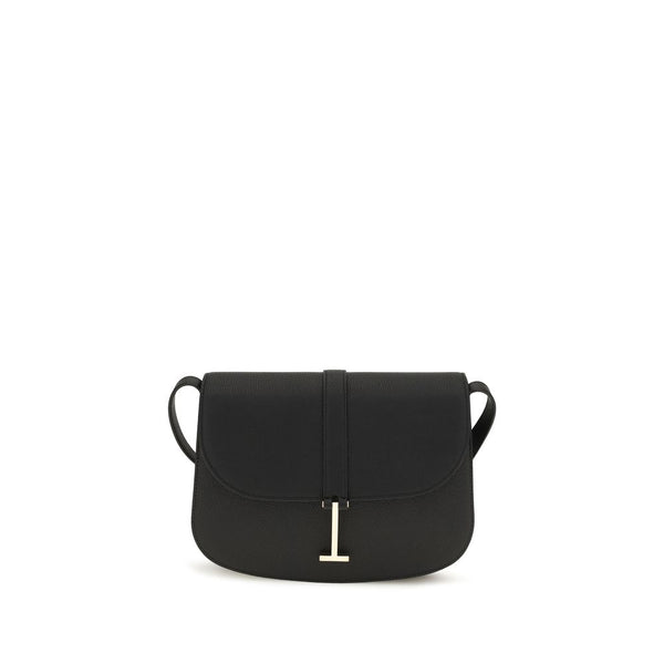 Tom Ford 100% Calf Leather Bos Taurus shoulder bag in black