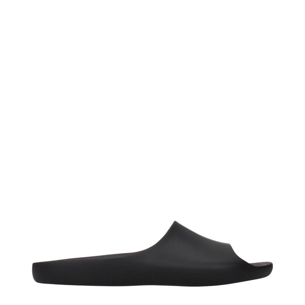 The Row slippers in black