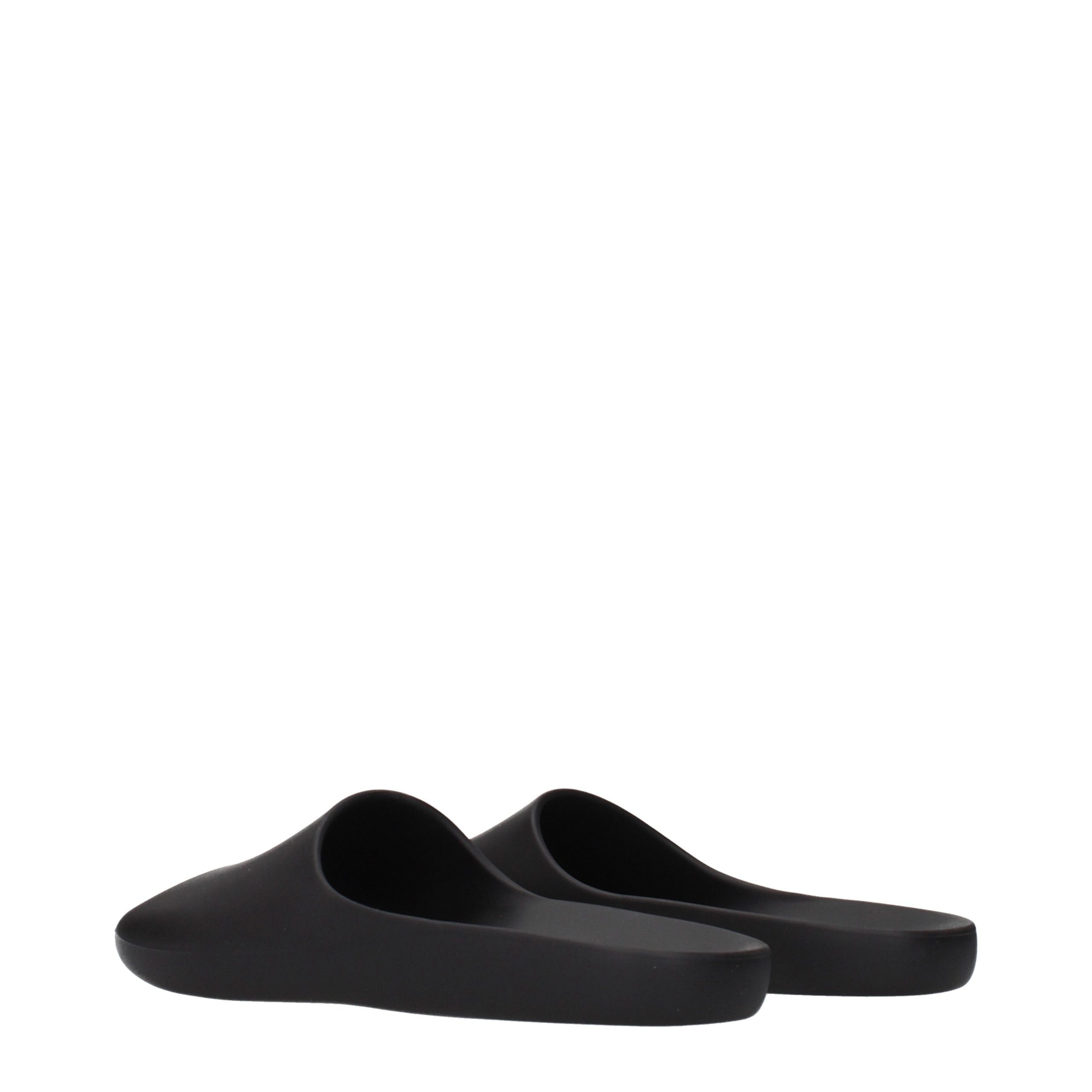 The Row slippers in black — view 4