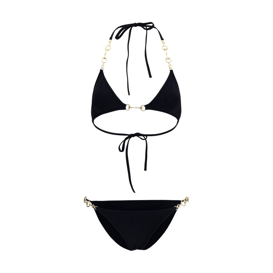 Gucci 68% Polyamide 32% Elastane bikini in black