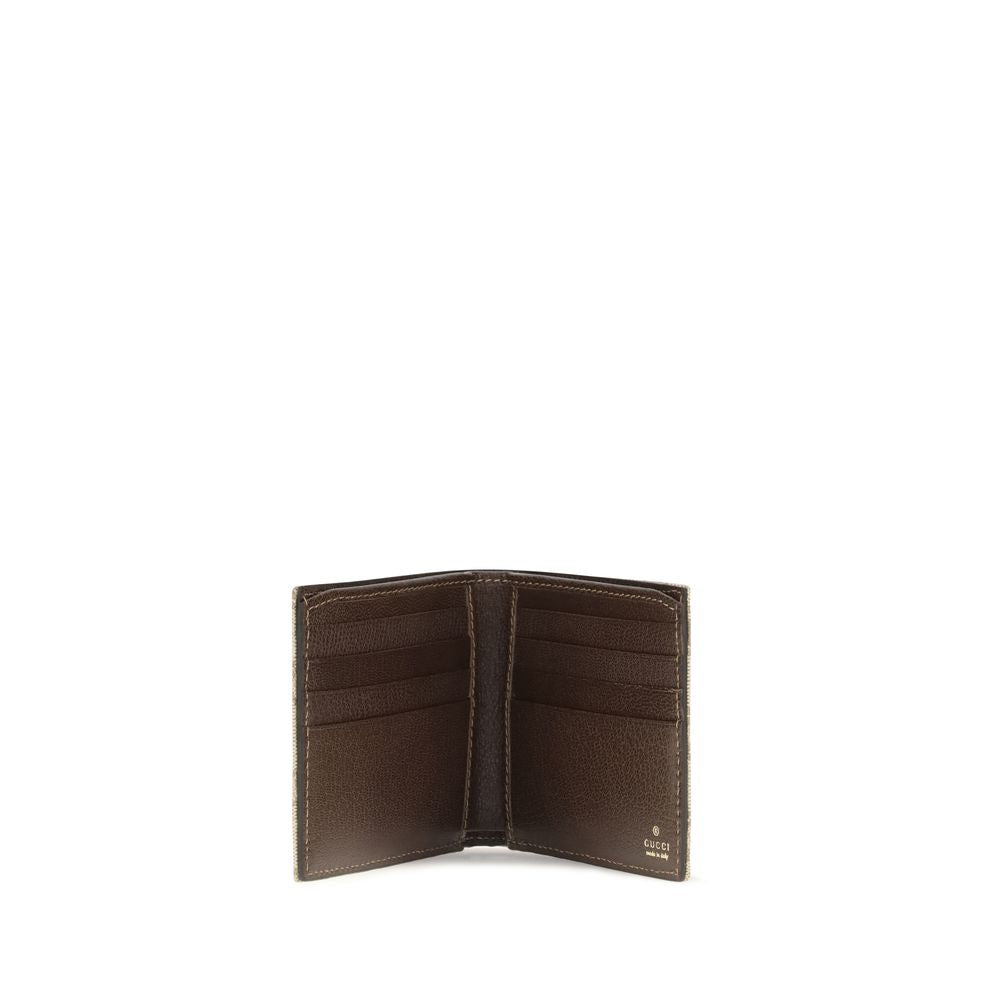 Gucci 45% Cotton wallet in beige — view 3