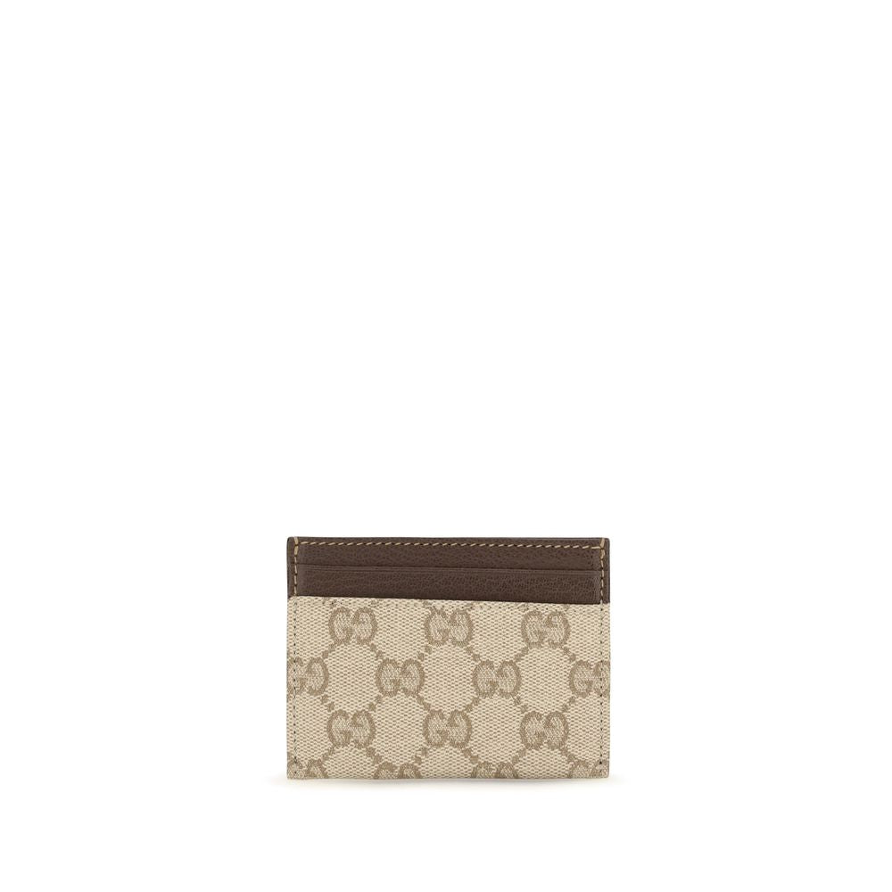 Gucci 45% Cotton card case in beige