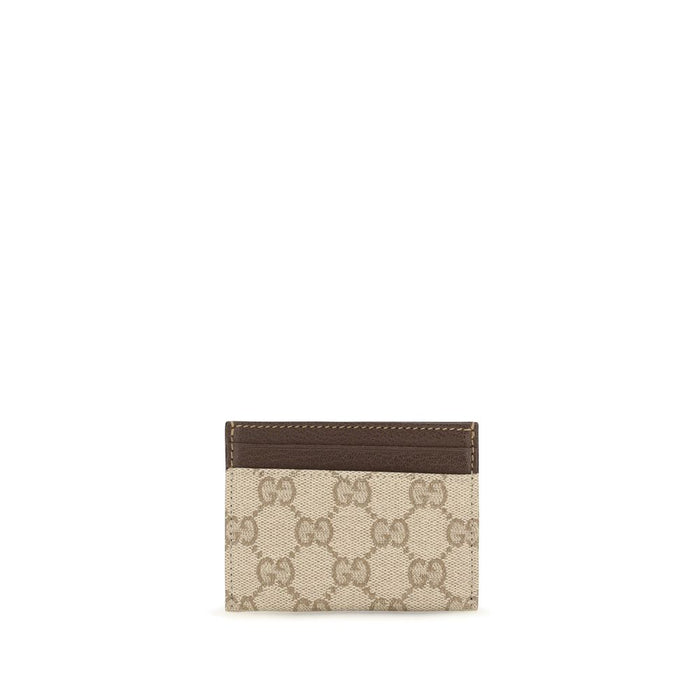 Gucci 45% Cotton card case in beige