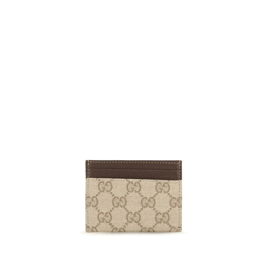 Gucci 45% Cotton card case in beige