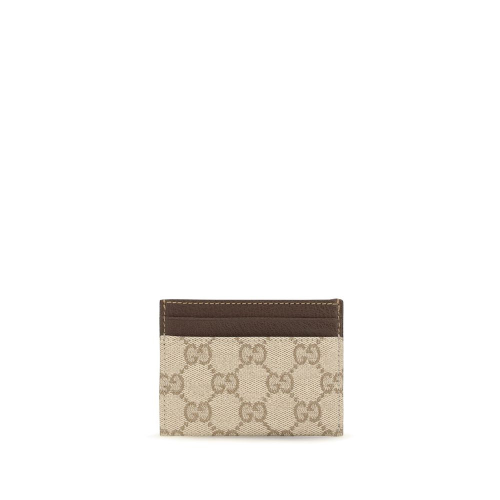 Gucci 45% Cotton card case in beige — view 2