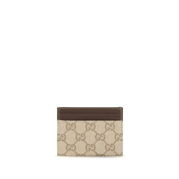 Gucci 45% Cotton card case in beige — view 2