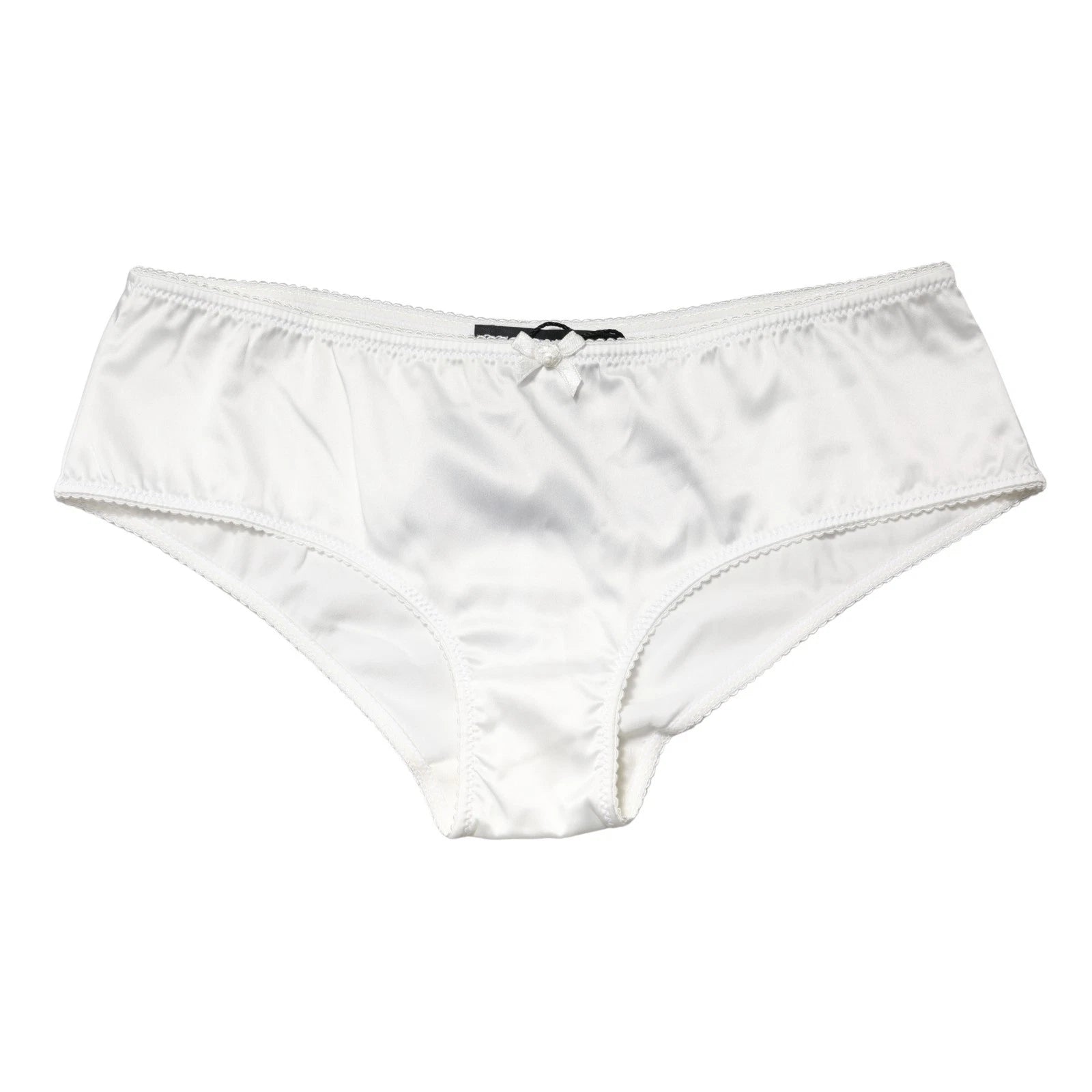 Dolce & Gabbana 94% Silk 6% Elastane brief in white — view 4